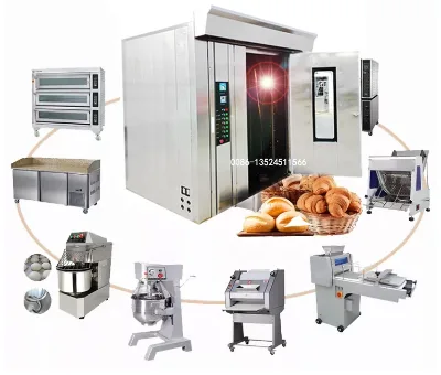 15% off Factory Low Price Commercial Bread Oven 32 Trays Bakery Equipment Rotary Oven Hot Sale in Dubai