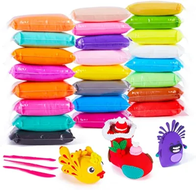 Wholesale 36 Colors Magic Clay DIY Air Dry Clay Non-Toxic with Tools Slime Making Kit for Kids Ages 5+