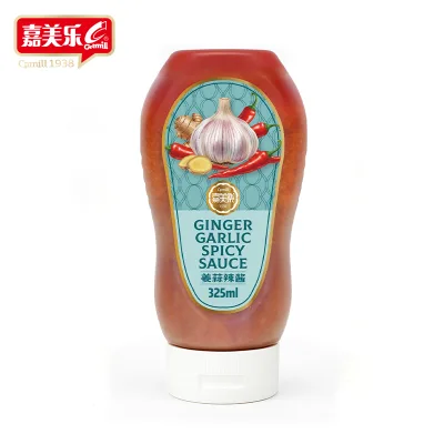 Camill BRC Certified Restaurant Supply Bulk Pack 325ml Wholesale Seasoning Condiments Best Sauces Ginger Garlic Spicy Sauce