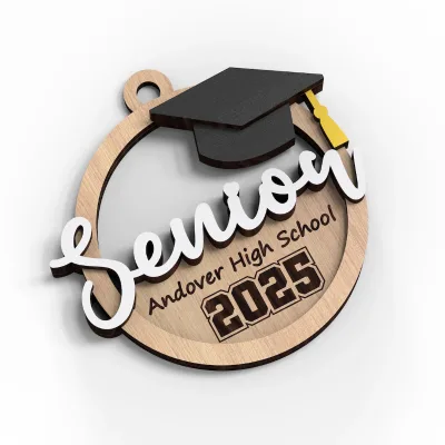 Graduation Ornaments, Wooden Tags, Pendants, Graduation Gifts