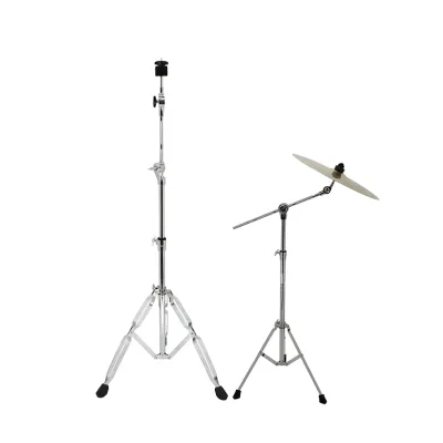 G400 Adjustable Arm Chrome Plated Galvanized Alloy Silver Cymbal Stand for Live Performances-Musical Instruments Accessories