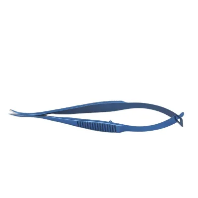 Ophthalmic Instruments 90mm Long Curved Blades Ophtalmology Department Iris Scissors