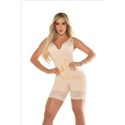 Women's Belly Tummy Control Butt Lifting Zipper Postpartum BodyShaper Fajas Colombian Double Compression Corset Waist Trainer