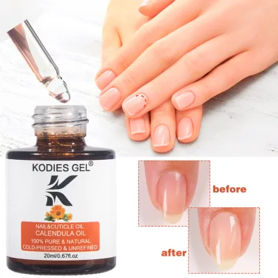 LOW MOQ Cuticle Oil Custom Logo Protector Nail Repair Revitalizer Oil Vitamin E Vegan Nail Hardener with Dropper Nail Supplies