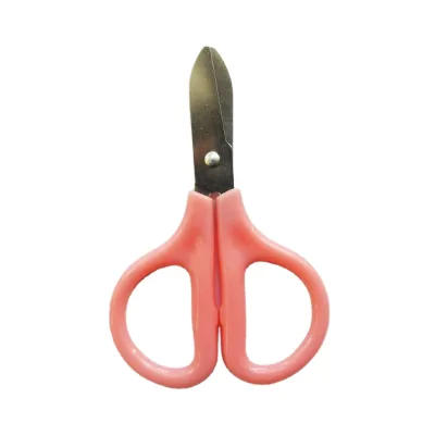 Factory Wholesale Multi-functional Cheap Portable Straight Cut Stainless Steel Blade Plastic Handle Mini Sewing Scissors