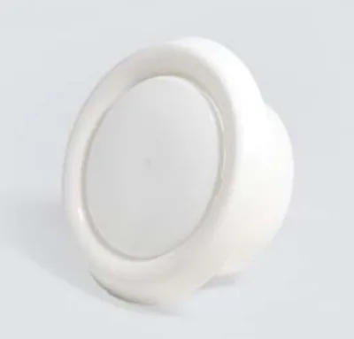 Plastic air Valves for air Supply and Exhaust in Ventilation Systems to Be Mounted Into Round Duct by Mounting Frame
