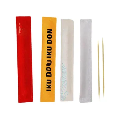 Luxury Individually Wrapped Biodegradable Wooden Toothpicks, Custom Packaging for Premium Hotels Dental Floss