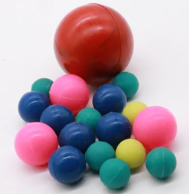 Hot Selling Colorful Elastic Rubber Band Bouncy Ball Solid High Rubber Balls Toy Sponge