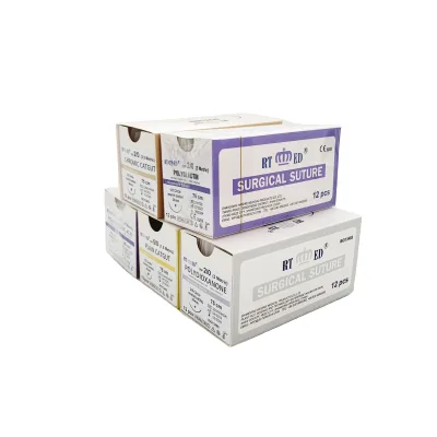 Absorbable Surgical Suture Thread Disposable Medical Sterile With PGA PDO PGLA Material for Students Animal Dental Pet