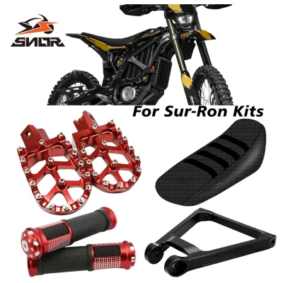 SNOR CNC Motorcycle Accessories Seat Cover Grips Suspension Linkage Peg for Surron Light Bee S X E-Bike