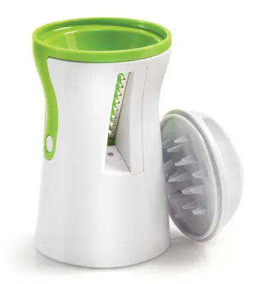 LMETJMA Heavy Duty Spiralizer Vegetable Slicer Vegetable Spiral Slicer Cutter Zucchini Pasta Noodle Spaghetti Maker KC0335
