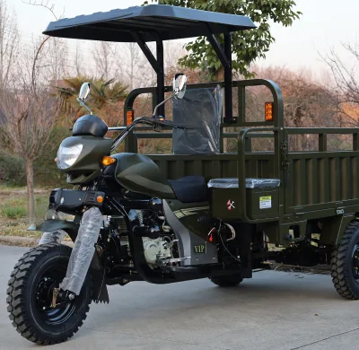 CQHZJ Zongshen OEM Factory Vehicles Transportation Durable Gasoline Cargo Tricycle Three-wheeled with CG-200A Engine