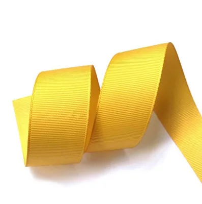 Factory Directly Cheap 100% Polyester 196 Colors 3MM-100MM Size Solid Grosgrain Ribbon for Packing
