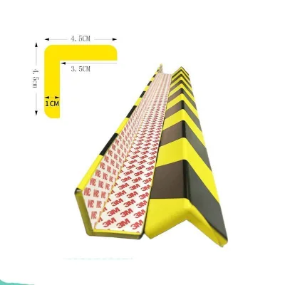 Rubber Corner Protection Underground Garage Reflective Anti-collision Strip Parking Corner Protection Warning Strip