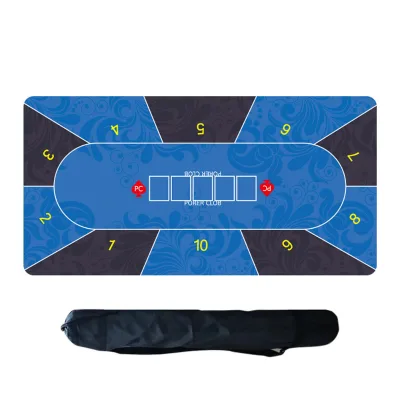 Custom Blank Sublimation Poker Mat 1.2m X 0.6m Polyester Sublimation Gambling Poker Mat