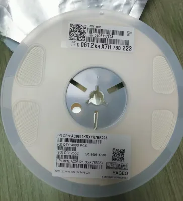 Original 0603 Patch Capacitor 1uF(105) ± 10% 25V X7R CC0603KRX7R8BB105