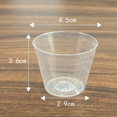 Sterile Disposable Urine Cups Graduated Medical Urine Sample Collection Cups for Laboratory Hospital