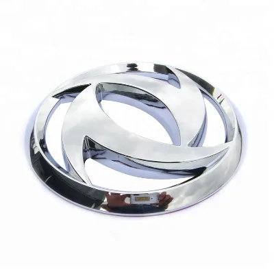 Custom Chrome Plated 3D ABS Logo Badge 3D ABS Device Logo with Metalized Finish for Car Interior Decoration & Gift Items