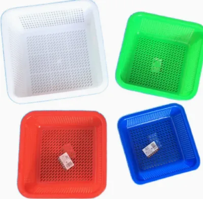 Small Plastic Frame Storage, Mini Spicy Hot Pot Basket for Restaurants, Kids' Small square Storage Basket