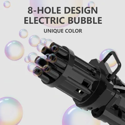 Electric Automatic Gatling Bubble Blaster Popular Kids Toy