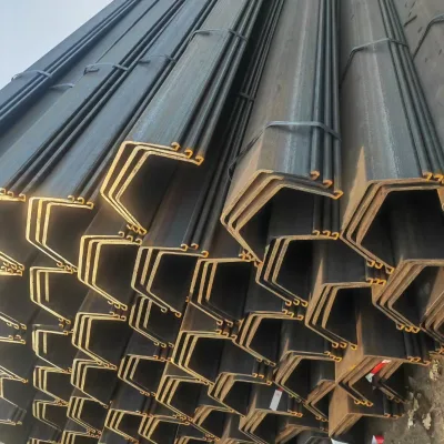 Continues Tight Steel Sheet Pile Type U-Shaped Wall for 2 Bridge Construction Dike Work Supply with Cutting Processing Service