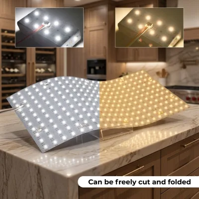 DC24V LED Sheet CCT 2700K 6500K Tunable Dual Color LED Sheet Light SMD 2835 Ultra Thin Panel Light