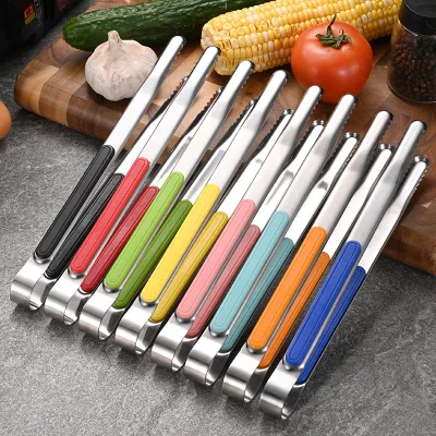 Barbecue Steak Clips Buffet Food Clips Home Kitchen Bread Grill Clips Non-slip Handle Design a Variety of Styles to Choose