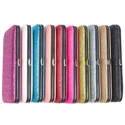 Cross-Border Ready-to-Ship Eyelash Tweezers Storage Pouch with Grafting & Extension Contouring Eyebrow Trimming Organizer
