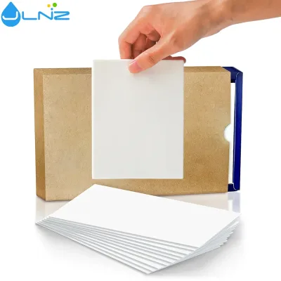 JL Disposable Portable Laundry Washing Sheets Hypoallergenic Gentle Laundry Detergent Strips Dissolvable Pure Laundry Sheets