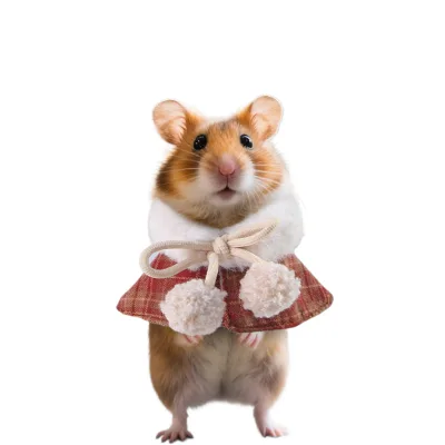 New pet hamster clothes - cute clothing cape for parrots outdoor outfit warm cape small pet cute outdoor transformation costume