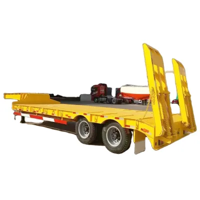 30 Ton Lowbed Double Drop Rgn Trailer Rimorchio Escavatore