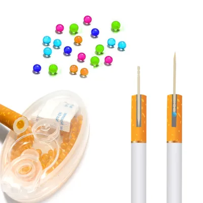 Manufacturers Custom Cigarette Slim Holder Filter Tubes Rods Regular Cigarette Mint Capsule Filter Rod