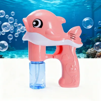 No-Leak High-Speed Bubble Machine with Music & Bubbles Solution Unisex Outdoor Party Toy