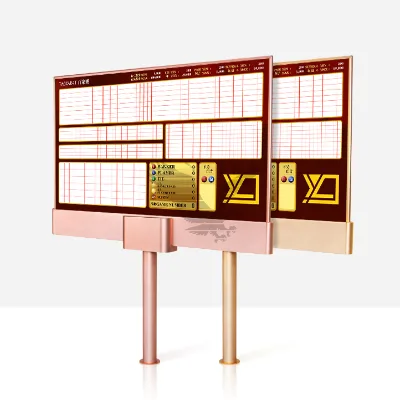 YH 27 Inch Black Silver Gold Double-Sides Monitor Baccarat Display Baccarat