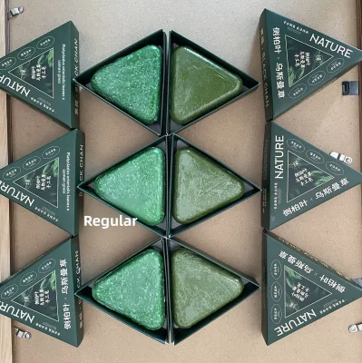 Hot-selling Platycladus Orientalis Leaf Cypress Leaf Usman Herbal Shampoo Soap Oil Control Handmade Ordinary Bar Soap