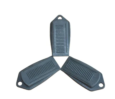 Door Stoppers for Bottom Gaps Rubber Stop Wedge Sturdy Stackable for Carpet Heavy Duty