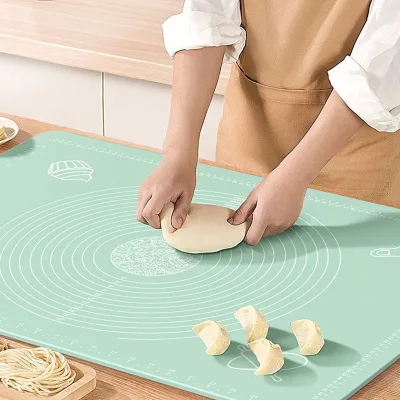 Factory Wholesale Food Grade Silicone Pastry Mat Noodles Dumplings Bread Silicone Baking Mats Thickened Silicone Pastry Mats