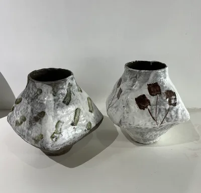 Japandi Wabi-sabi Pottery Minimalist Style Light Luxury High Quality Ceramic Vases for Home Decor and As a Business Gift
