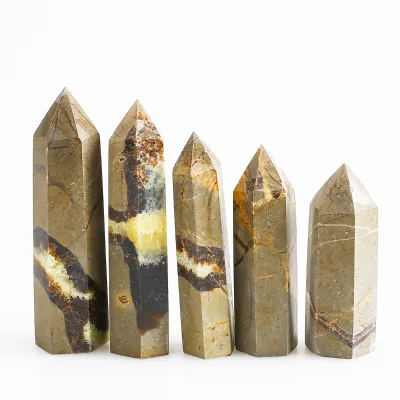 Wholesale Natural Gemstone Tower Septarium Tower Point Healing Crystals Tower Point