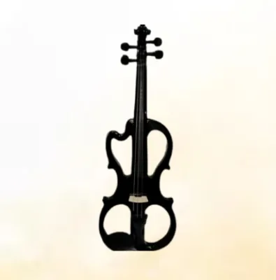 Black Professional Electric Violin Electroacoustic Violin Hot Seller Factory Direct