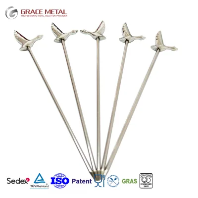 Innovation Gift Metal Fruit Stick Olive Martini Cocktail Pick Swizzle Stirrers Top Picks for Your Bar Set