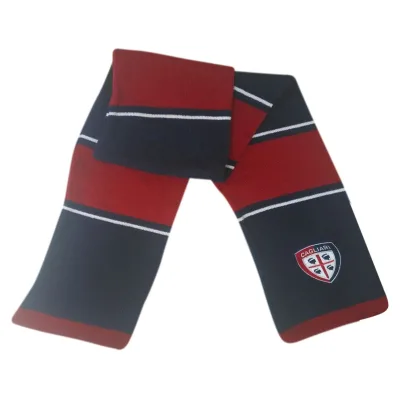 Winter Stadium Italy Club Cheering Scarf Custom Men Acrylic Knitted Sports Fan Scarf with Team logo