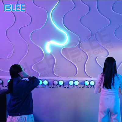Hot Indoor Cut Off Wire Flowing Light Game Active Gaming Room Interactive Push Button Activation Multiple Activities Game