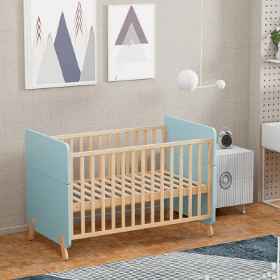 Claf Bebe OEM/ODM Supported Wooden Toddler Bed with Guardrails