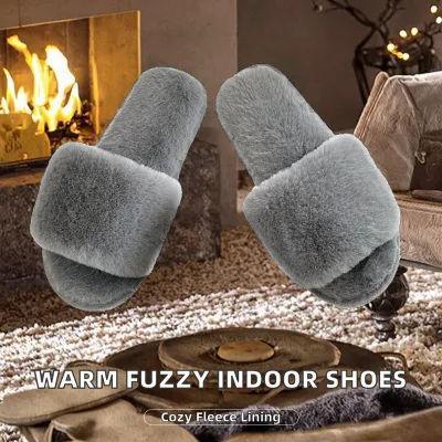 Wholesale Lightweight Anti-Slip Bedroom Indoor Women Trendy House Slippers