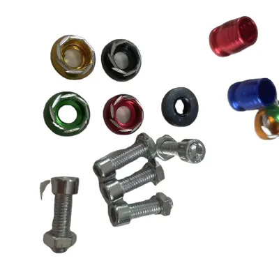Modified Color Carved License Plate Screws Motorcycle Screw Motorcycle Modification Accessories 6mm