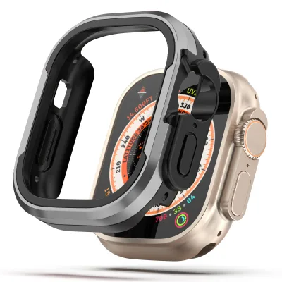Premium Quality Metal Shockproof Watch Case for Apple Watch Case 40mm 44mm Women Men Protector Case for Apple Watch Ultra 49mm