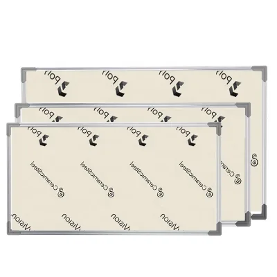 Large Porcelain Whiteboard 120*180cm Aluminum Frame Enamel Plate Educational Whiteboard for Schools
