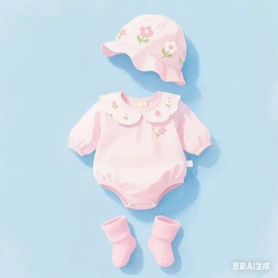 100% Organic Cotton Baby Clothing Set Breathable Knit for Sensitive Skin Comfort