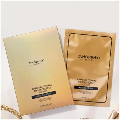 Snake Venom Organic Collagen Hyaluronic Acid Nourishing Anti Aging Wrinkle Reducing Moisturizer Herbal Sheet Eye Mask